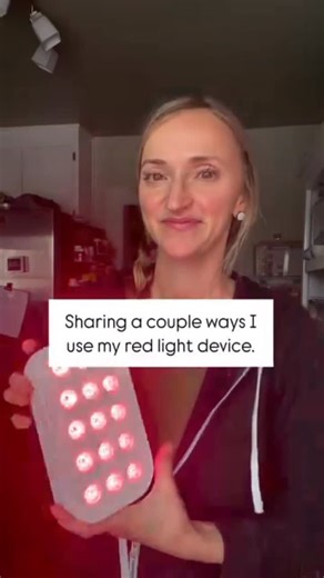 Heidi P. | Holistic Health | Natural Remedies on Instagram: "I get asked all the time how I use my red light so I hope this helps! 🫶 COMMENT “light” if you want me to send you a 45% off link on it right now as well as a link to my blog post that helps explain how it works better. It truly is one of my favorite health devices we use. 🫶"