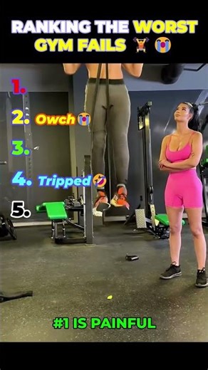 Ranking the WORST Gym Fails & Workout Moments 😭. (#1 is Painful)