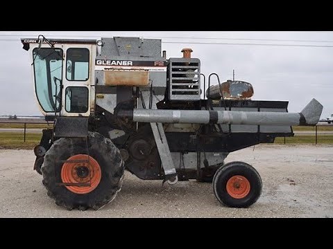 Best of BIG ENGINE COMBINE HARVESTER Cold Starting Up and Sound
