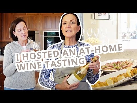 I HOSTED AN AT-HOME WINE TASTING | Planning, preparation, party!