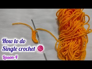 Single Crochet (SC) Tutorial for Beginners | Learn Crochet Fast & Easy