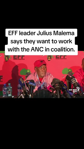 EFF Leader Julius Malema on Working with ANC in Coalition