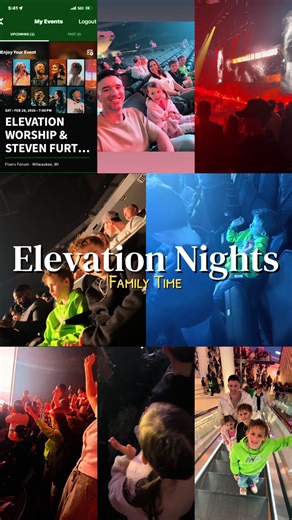 Last night we had the most joyous of times worshiping with 12,000 other people who love Jesus and with one of my favorite worship bands. #elevationworship To be able to hear what Pastor Steven Furtick had to say was such a special experience. Blessed to do this with my family. Missing our oldest though. #elevationnights #milwaukee #fyp #Jesus