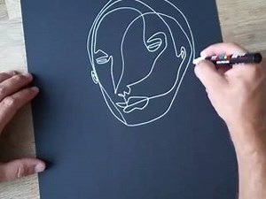 297K views · 2.3K reactions | Amazing Continuous Line Portrait (by Salventius). instagram.com/artpeople_gallery, #artpeople, www.artpeople.net. Submit your Artwork and join our artists @ https://www.artpeoplegallery.com/register/ TO BE FEATURED.#artpeople | Art People Gallery | Facebook