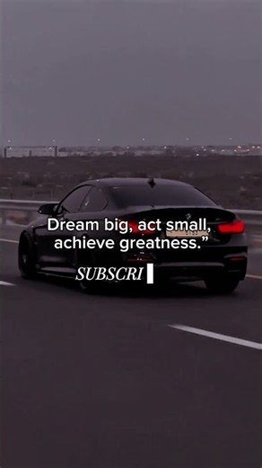 Dream big, act small, achieve greatness.#motivation #dreambig #action #achieve #winnersmindset
