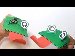 DIY Origami Jumping Frog | Easy Paper Folding Tutorial