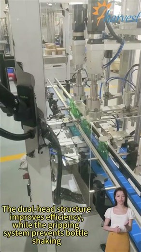 Double Head Servo Gripping Capping Machine for Olive Oil, Vinegar & Glass Bottle Drinks #Capper