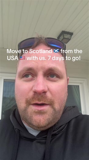 We’re leaving the United States and moving back to Scotland and we’re taking you with us. 7 days to go. #LeavingTheUSA #MoveToScotland #Scotland #USA #JourneyUpdate