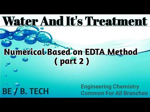 Numerical on EDTA method I How to calculate Total, Temporary & Permanent hardness of water sample.