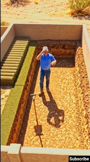 Secret Underground Bunker House 😱 #Bunker #Underground🔥 Alternative #shorts #house #trending
