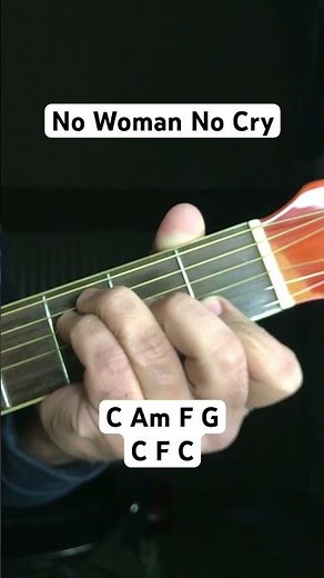 No Woman No Cry - Guitar Chords For Beginners #guitar #guitartutorial