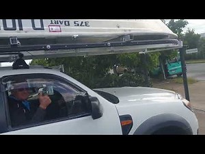 The BoatHoist electric boat loader fitted to a 5th wheel tow vehicle.