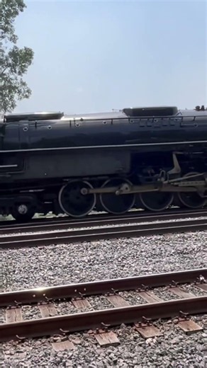 UP4014 pulling into CN Argo control point on the Joliet sub heading south. #up4014 #bigboy4014 #rail
