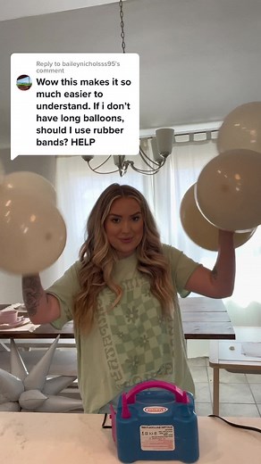 DIY Balloon Arch with Rubber Bands