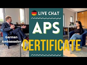 How to apply for APS Certificate in 2023 for Indian Qualifications Assessment by German Ambassador