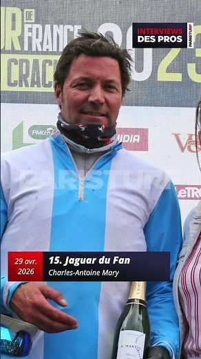 CHARLES ANTOINE MARY | JAGUAR DU FAN TRAINER | QUINTÉ ON WEDNESDAY, APRIL 29TH AT LAVAL