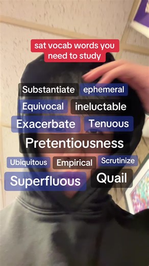 Add these words to your quizlets if you want a 800 on sat English 📈