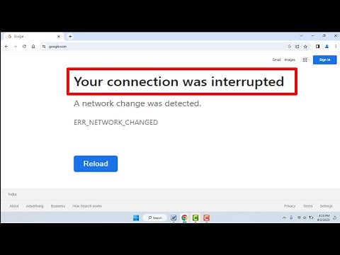 How to Fix Your Connection Was Interrupted Error in Google Chrome | Windows