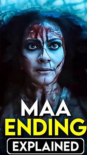 MAA movie Ending & Post Credit scene explained - How connection to Shaitaan ? #shorts