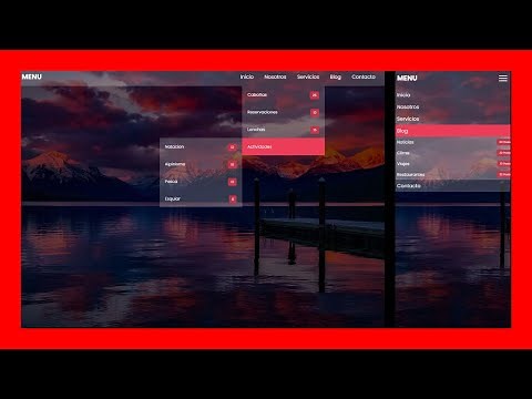 como HACER un MENU DESPLEGABLE en HTML VISUAL STUDIO CODE 😱