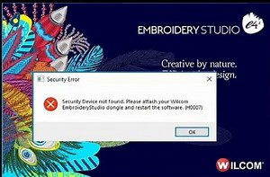 Security Device not found. Please attach your wilcom embroiderystudio dongle & restart the software.(H0007).সমাধান করেন খুব সহজে. | MH Polash