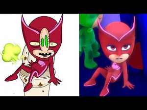 PJ Masks Power Up! | Catboy, Gekko & Owlette Epic Fan Art Transformation