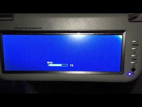 TFT-LCD COLOR MONITOR 操作動画