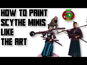 How to Paint Miniatures like the Artwork - Scythe Board game miniature painting