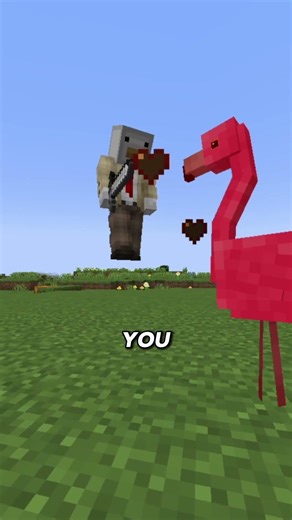This flamingo is immortal #minecraft