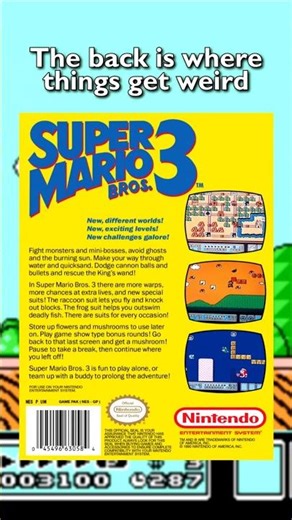 Mario 3's Box Art Blunder ❌