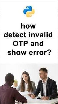 Why OTP Only Accepts Numbers? | Python isdigit Explained | python real world example