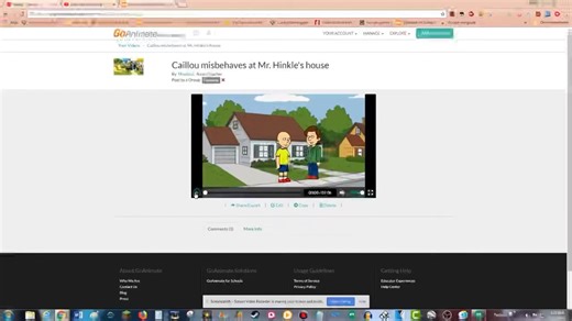 Caillou Gets Grounded Season 1 Episode 6