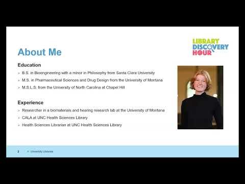 Library Discovery Hour: Library Scholars