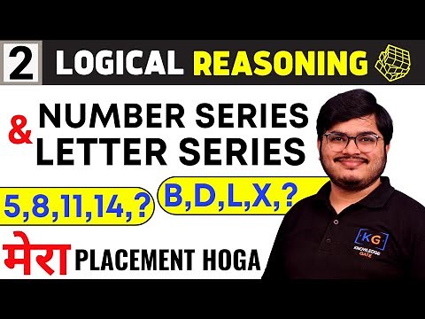 🛑Lecture 2 - Number Series & Letter Series | Logical Reasoning | Mera Placement Hoga