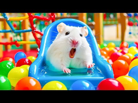 Hamster Escapes Colorful Maze Park | Hamster Maze
