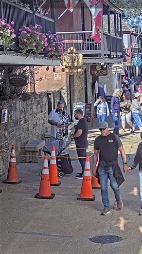 Live view of St. George street - St. Augustine