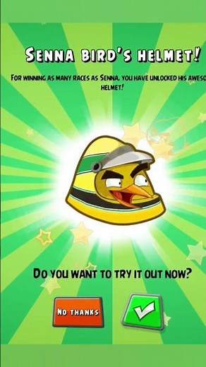 Angry birds go complete the senna bird