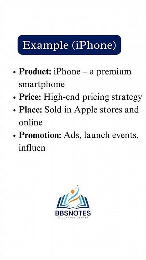 Marketing Mix - Example of Marketing Mix