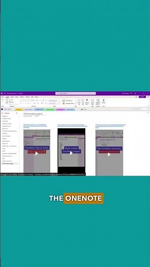 Embed TikTok videos directly into OneNote! #shorts