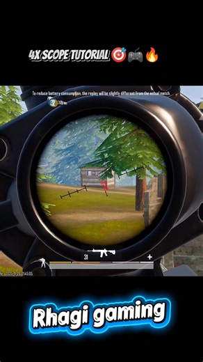 scope tutorial 🎯 #bgmi #pubg #battleroyalegame #mobilegame #gaming #lovepubg #trending #viral