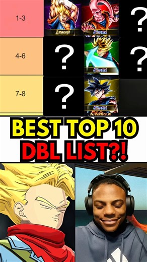 🔥DBL TOP 10 TIER LIST ULTRA TRUNKS! (Dragon Ball Legends) #dbl #dblegends