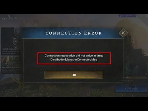 How To Fix New World Connection Errors
