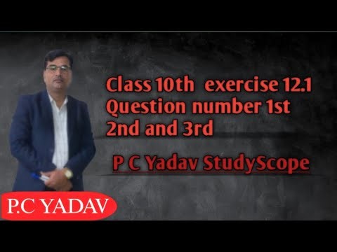 “Scoring Questions! Class 10 Ex 12.1 Q1, Q2, Q3 | Step-by-Step Solution#longvideo #education #maths