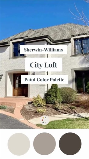 City Loft from Sherwin-Williams Exterior Color Palette