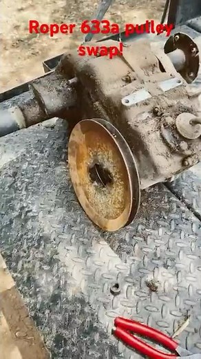 Craftsman gt6000 Roper 633a pulley swap #lawntractor #gardentractor #craftsman