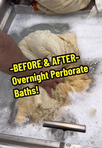 Transform Your Vintage Wedding Dress with Perborate Baths