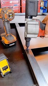 I went way too long using a manual pop rivet tool. This m12 rivet gun saves me a ton of time and makes it almost fun to use rivets! Pop rivets works great on long thin gauge panels like this because they’re decorative and I don’t have to worry about distortion from any welding. #maker #custom #tools #rivets #milwaukeetools #workshop #smallshop #steel #makersofinstagram #makersgonnamake #reels #reelsinstagram #instagram #notsponsored @milwaukeetool | WeekenderSolutions