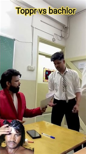 Toppr vs bachlor 😎💙😂 short #funny ♥️😎😱