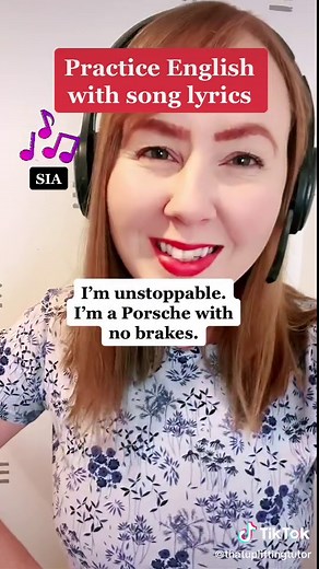 Learn English with Song Lyrics - Unstoppable by Sia