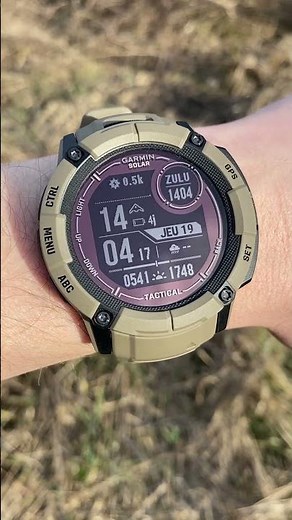 TACTICAL Instinct 2X SOLAR Garmin: an extraordinary military watch for the outdoors #military #sport